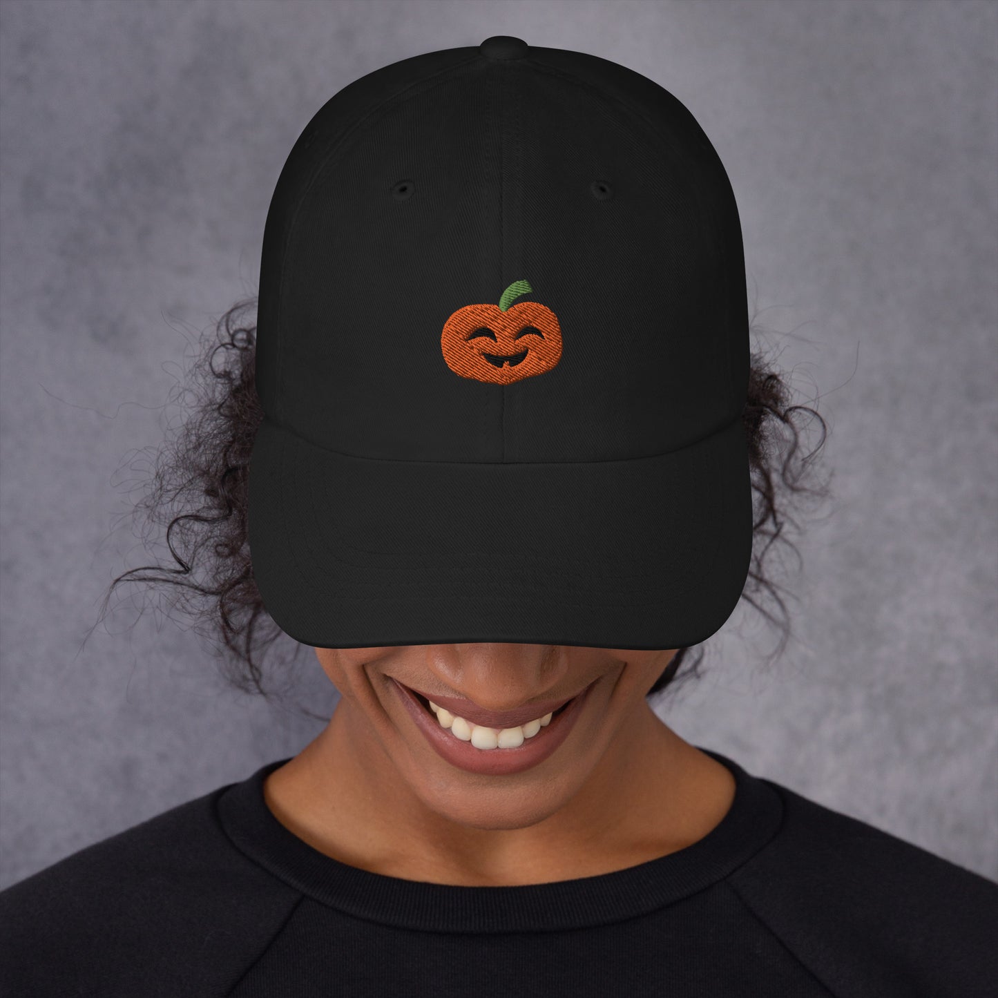 pumpkin baseball hat, Halloween hat