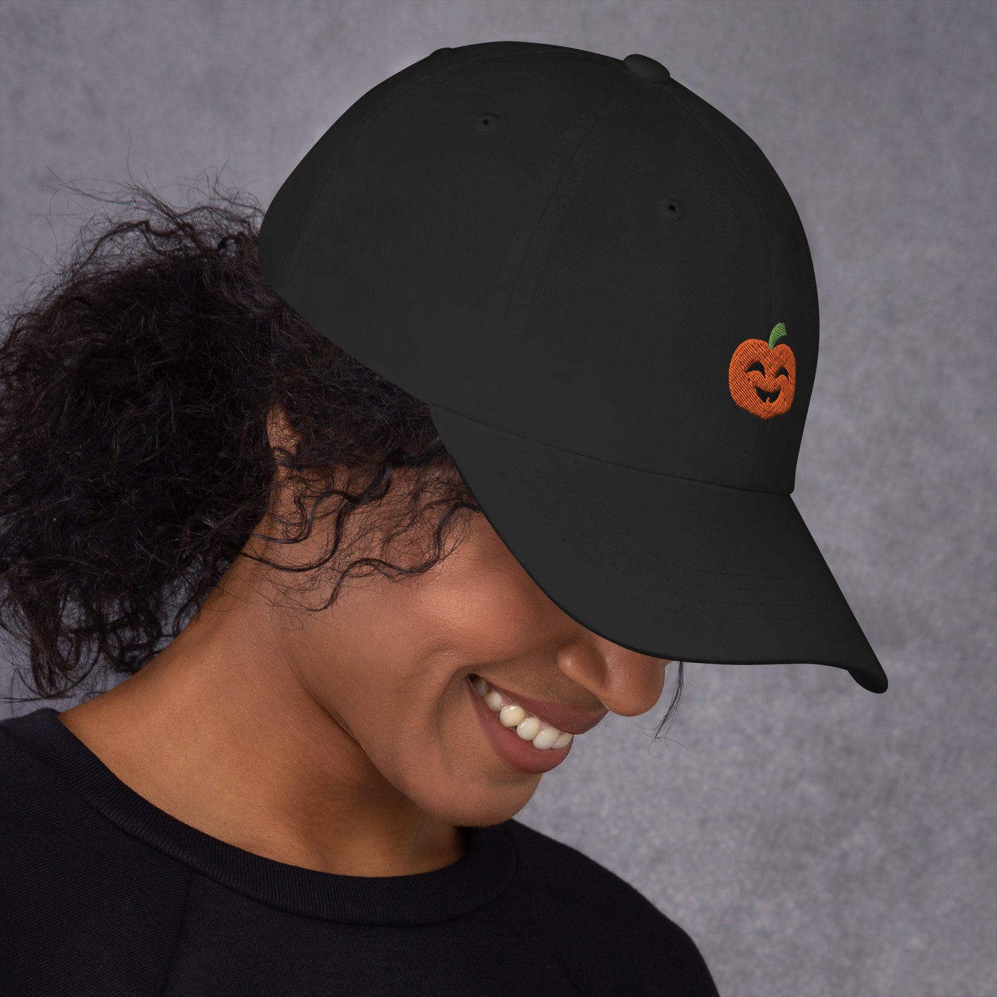 pumpkin baseball hat, Halloween hat