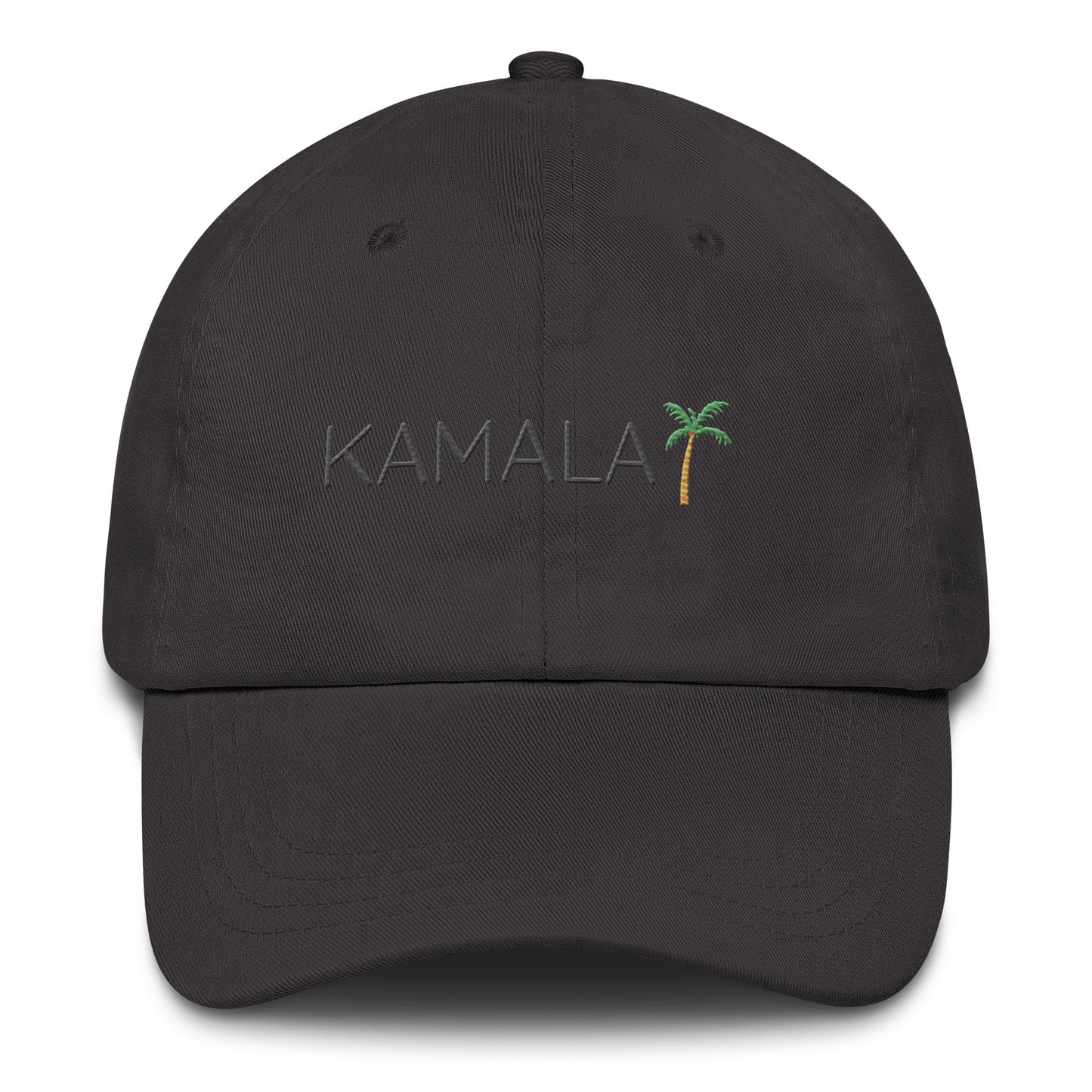 Kamala coconut tree emoji dad hat