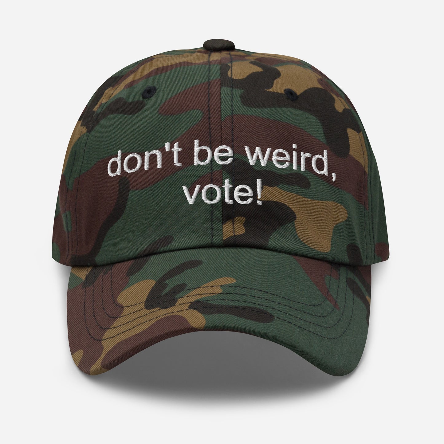 2024 election kamala harris walz dad hat