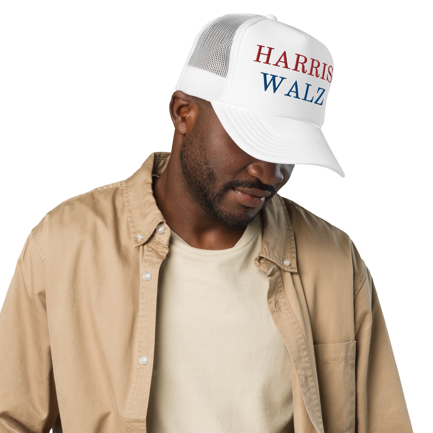 Harris Walz trucker hat