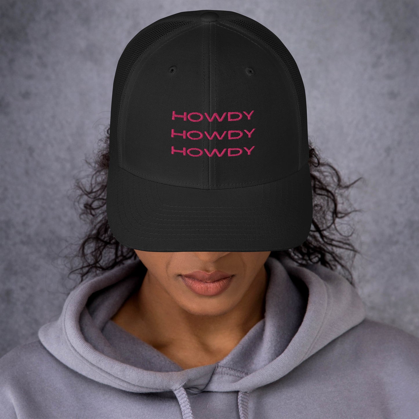 howdy embroidered trucker hat howdy cap