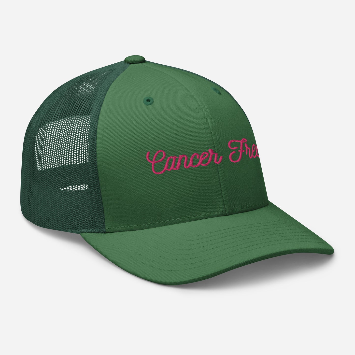 Cancer free trucker cap