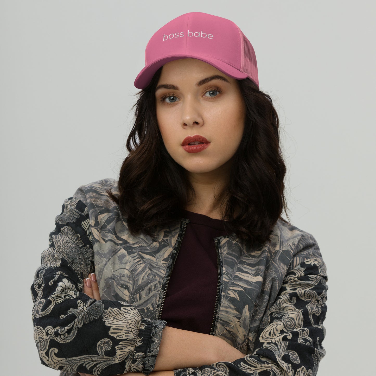 boss babe trucker hat