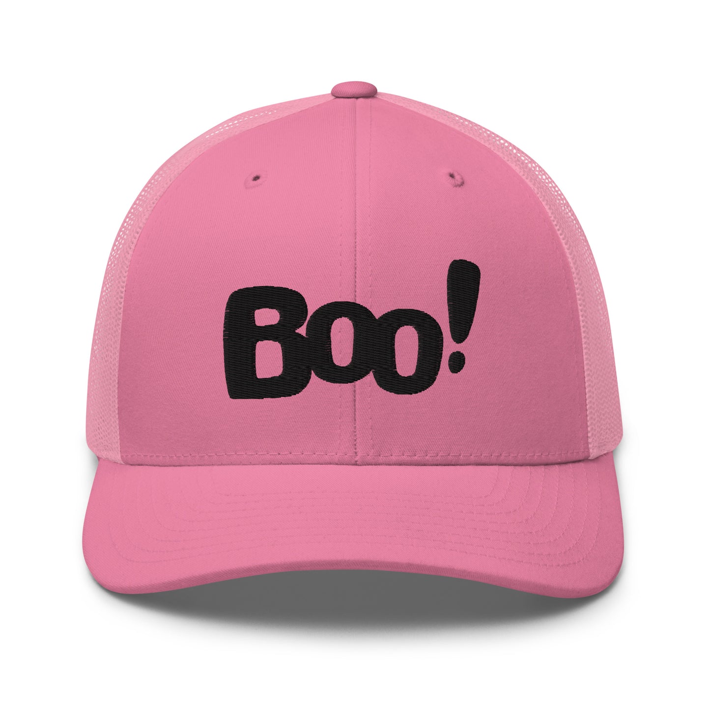 Boo Halloween hat, boo Halloween trucker hat, fun Halloween hat