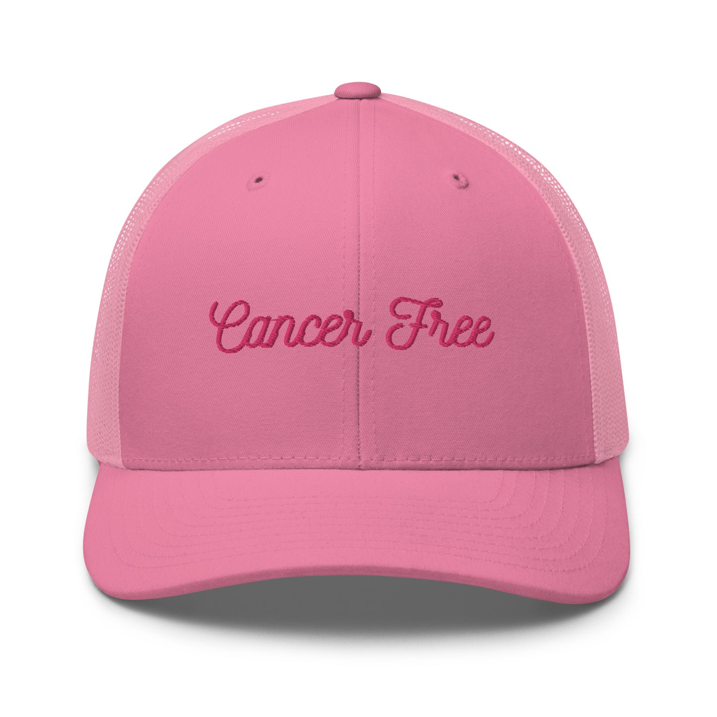 Cancer free trucker cap