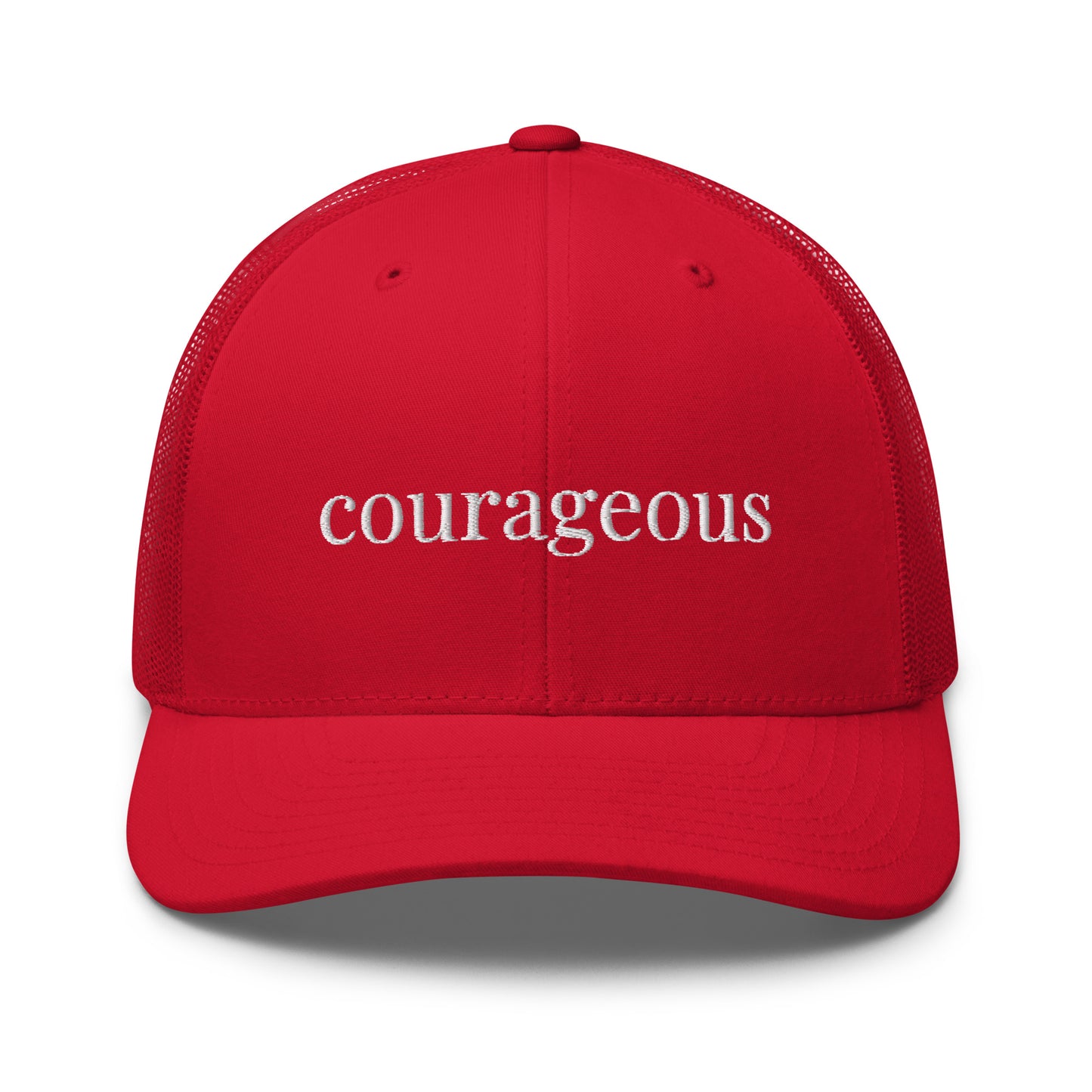 courageous trucker hat