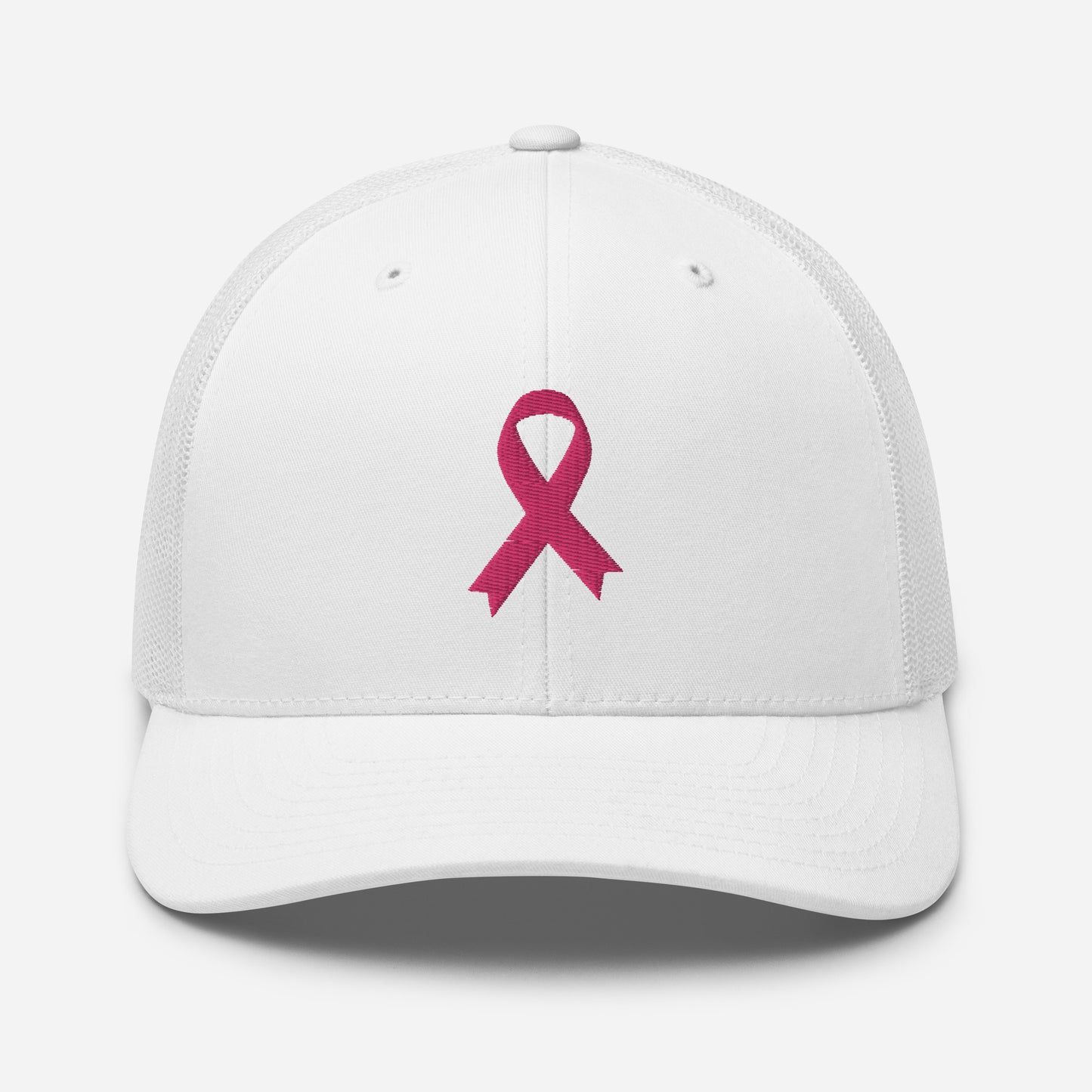 Embroidered breast cancer survivor trucker hat, breast cancer awareness hat