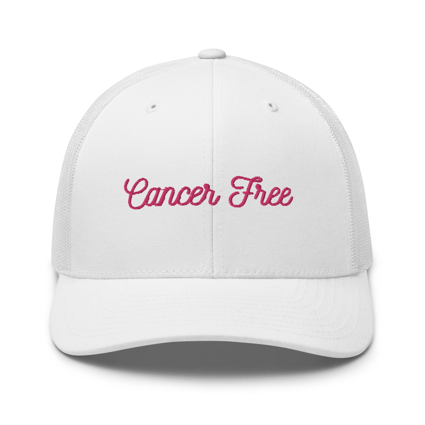 Cancer free trucker cap